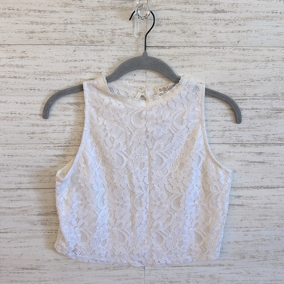Rolla Coster Collection Lace Crop Halter | SIZE L - Picture 1 of 5